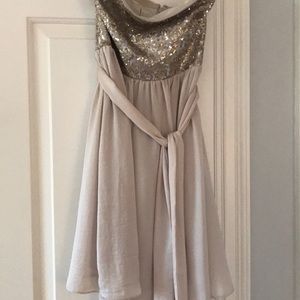 Rebecca Taylor Dresses - Sequin silk dress strapless Rebecca Taylor Dresses - Sequin silk dress strapless